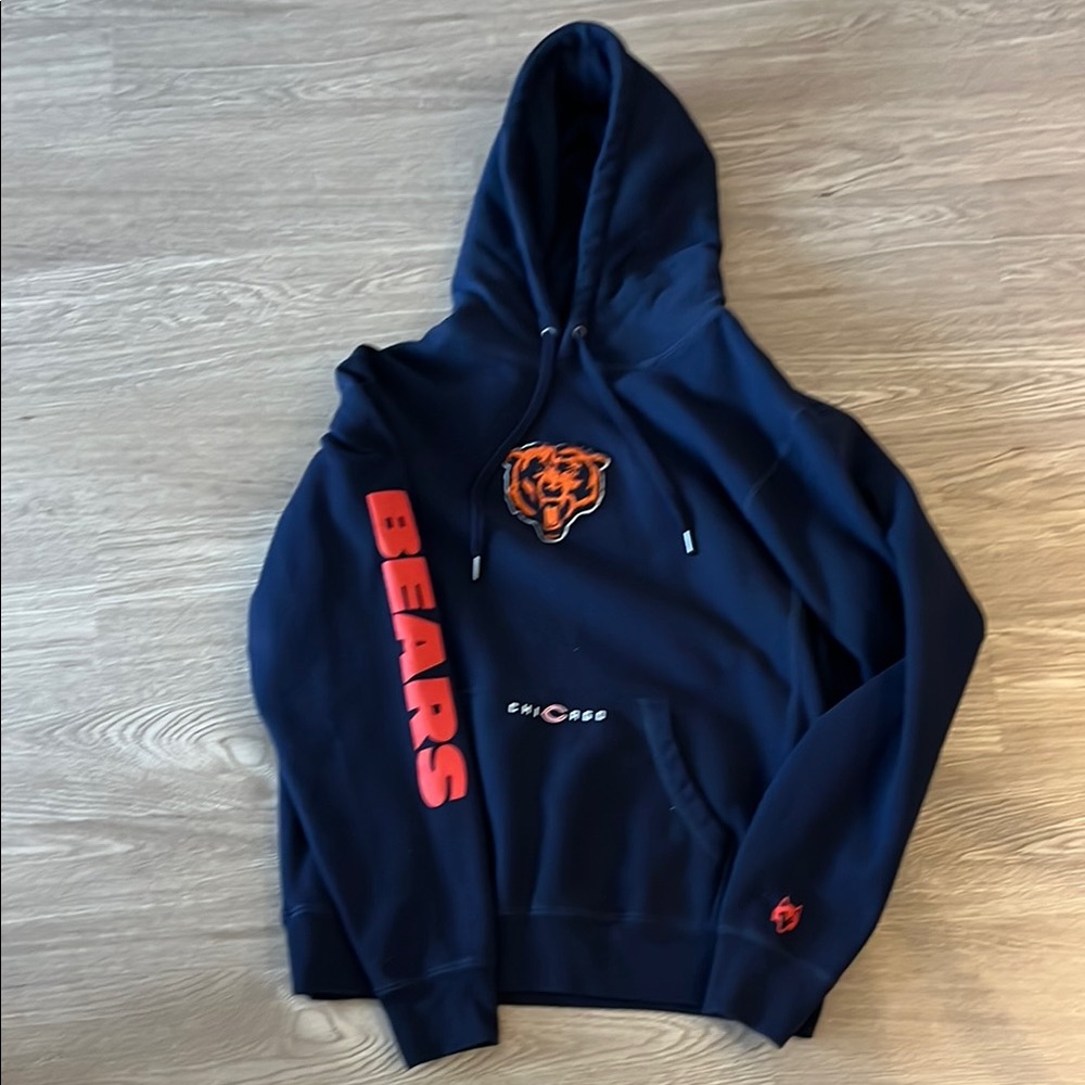Chicago Bears Navy Blue Hoodie - Greyson